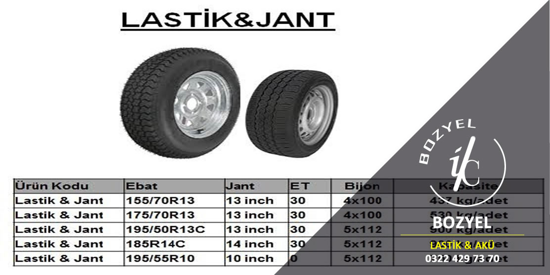 8 Jant Lastik 8 Jant Lastik